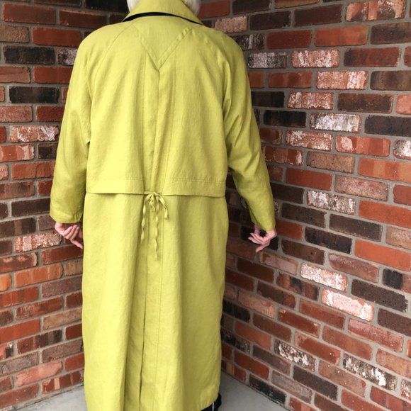 VINTAGE J. GALLERY TRENCH COAT NEW - Picture 3 of 11